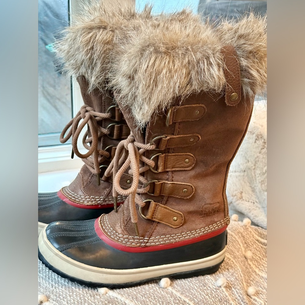 Sorel Joan of Arctic Calf High Winter Snow Boots Women’s Size 7.5